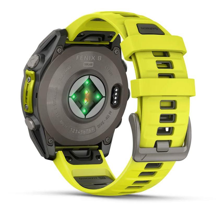 SMARTWATCH FENIX 8 SAPP. SOLAR/YELLOW 010-02906-21 GARMIN