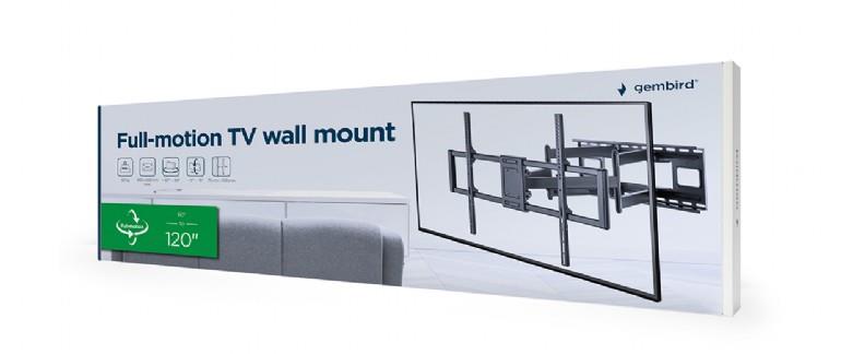 TV SET ACC WALL MOUNT 60-120"/WM-120ST-01 GEMBIRD