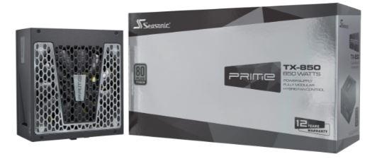 SEASONIC PRIME TX 850 Watts Efficiency 80 PLUS TITANIUM