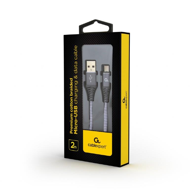 CABLE USB2 TO MICRO-USB 2M/CC-USB2B-AMMBM-2M-WB2 GEMBIRD