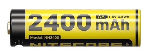 BATTERY RECH. LI-ION 1.5V/NH2400 NITECORE