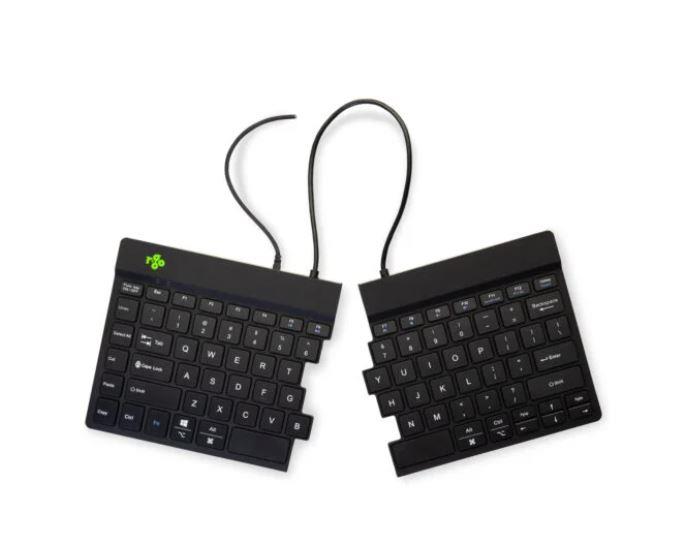 KEYBOARD SPLIT BREAK V2 ENG/BLACK RGOSP-USWIBL R-GO TOOLS