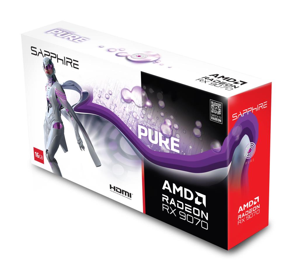 SAPPHIRE AMD Radeon RX 9070 16 GB GDDR6