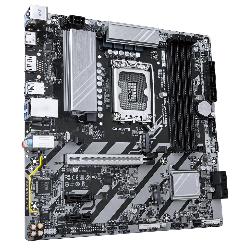 GIGABYTE Intel B860 Express LGA1851 Micro-ATX