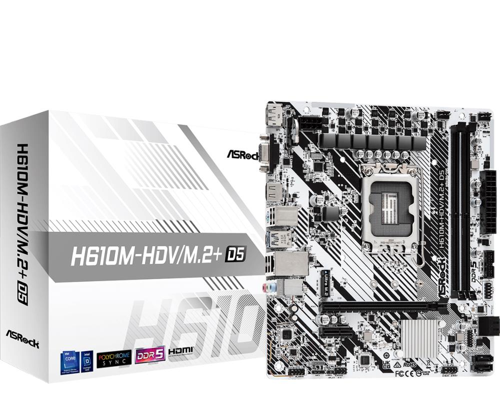 ASROCK Intel H610 LGA1700 Micro-ATX