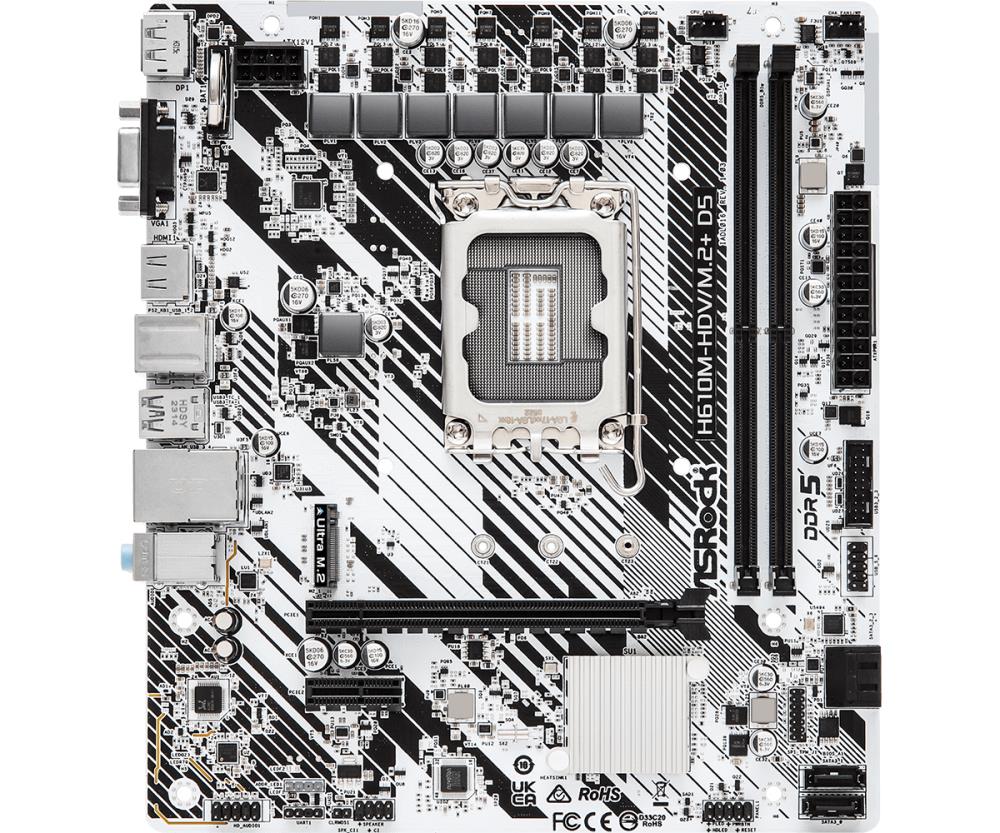 ASROCK Intel H610 LGA1700 Micro-ATX