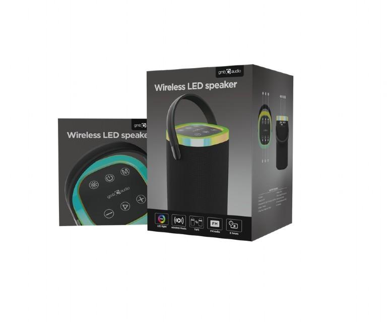 GEMBIRD Portable/Wireless Bluetooth SPK-BT-LED-06