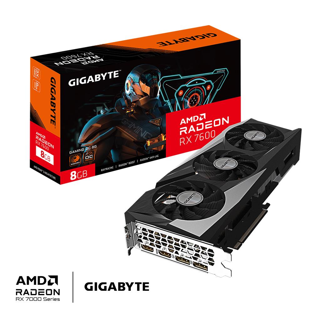 GIGABYTE AMD Radeon RX 7600 8 GB GDDR6