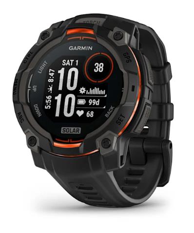 SMARTWATCH INSTINCT 3 SOLAR/BLACK/BLK 010-02934-00 GARMIN