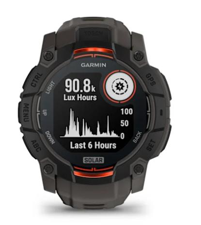 SMARTWATCH INSTINCT 3 SOLAR/BLK/CHARC 010-02935-00 GARMIN