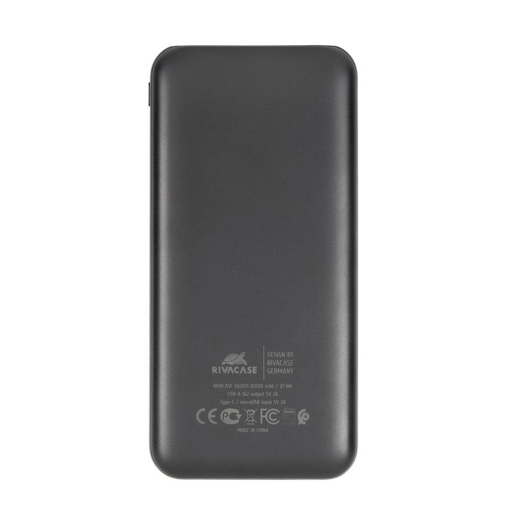POWER BANK USB 10000MAH/VA2031 BLACK RIVACASE