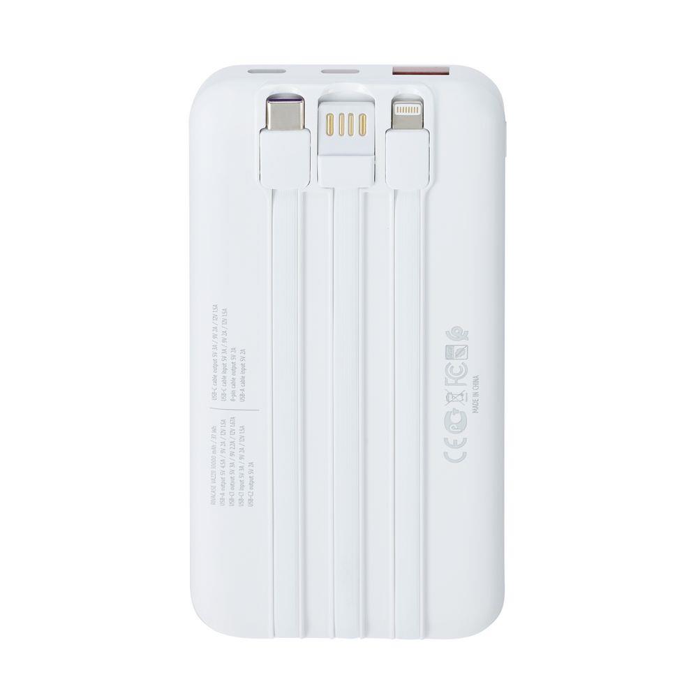 POWER BANK USB 10000MAH/VA2211 WHITE RIVACASE