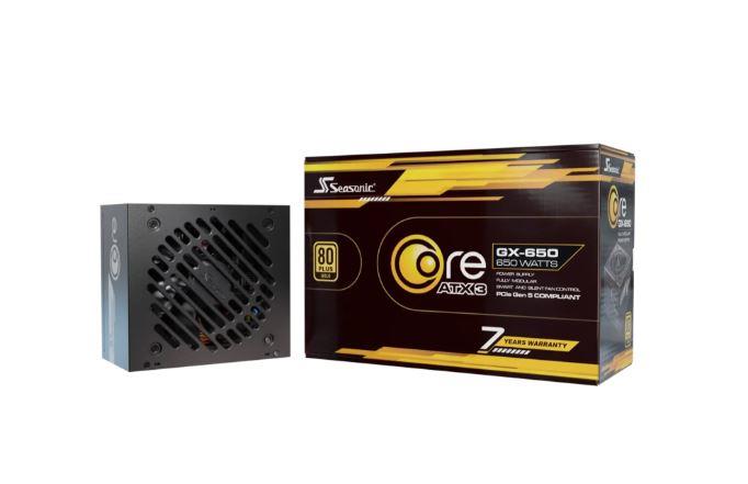 SEASONIC CORE GX ATX 3.1 650 Watts Efficiency 80 PLUS GOLD