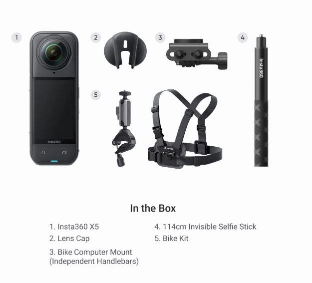 ACTION CAMERA X5/CINSAAHA/CYCLING INSTA360