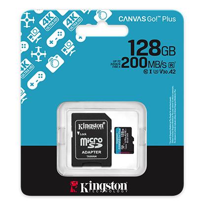 MEMORY MICRO SDXC 128GB UHS-I/W/A SDCG4/128GB KINGSTON