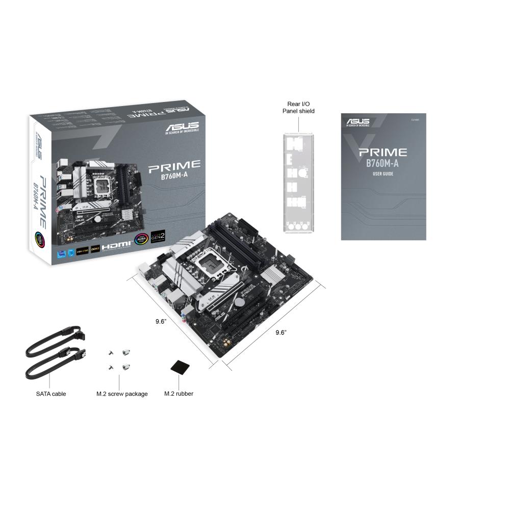 ASUS Intel B760 Express LGA1700 Micro-ATX
