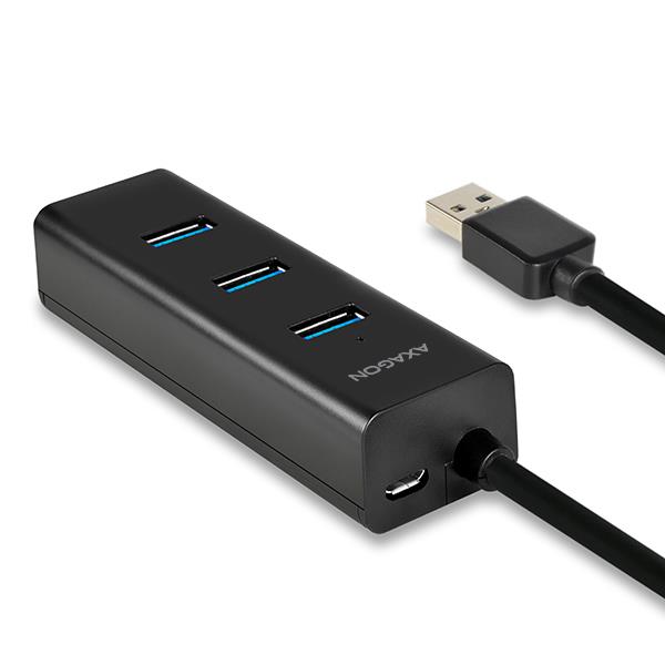 I/O HUB USB3.0 4PORT CHARGING/1.2M HUE-S2BL AXAGON