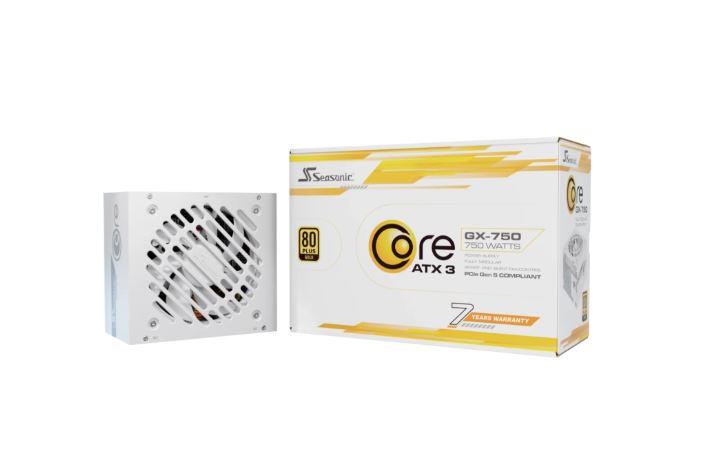 SEASONIC CORE GX White 750 Watts Efficiency 80 PLUS GOLD