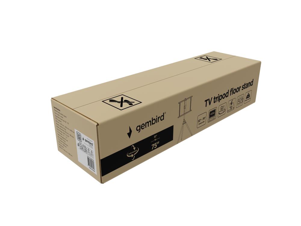 TV SET ACC FLOOR STAND 32-75"/TRIPOD TVS-75ST-01 GEMBIRD
