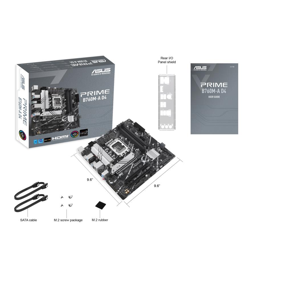 ASUS Intel B760 Express LGA1700 Micro-ATX