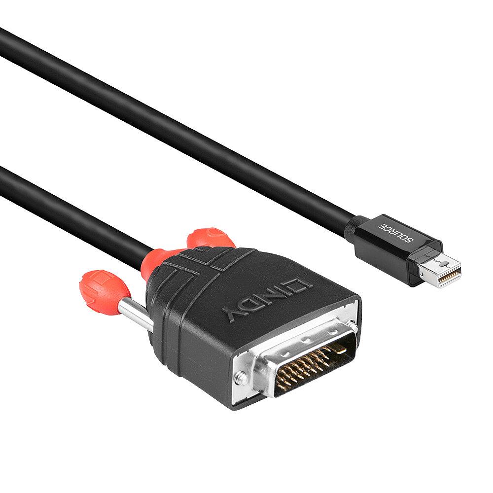 CABLE MINI DP TO DVI 3M/BLACK 41953 LINDY