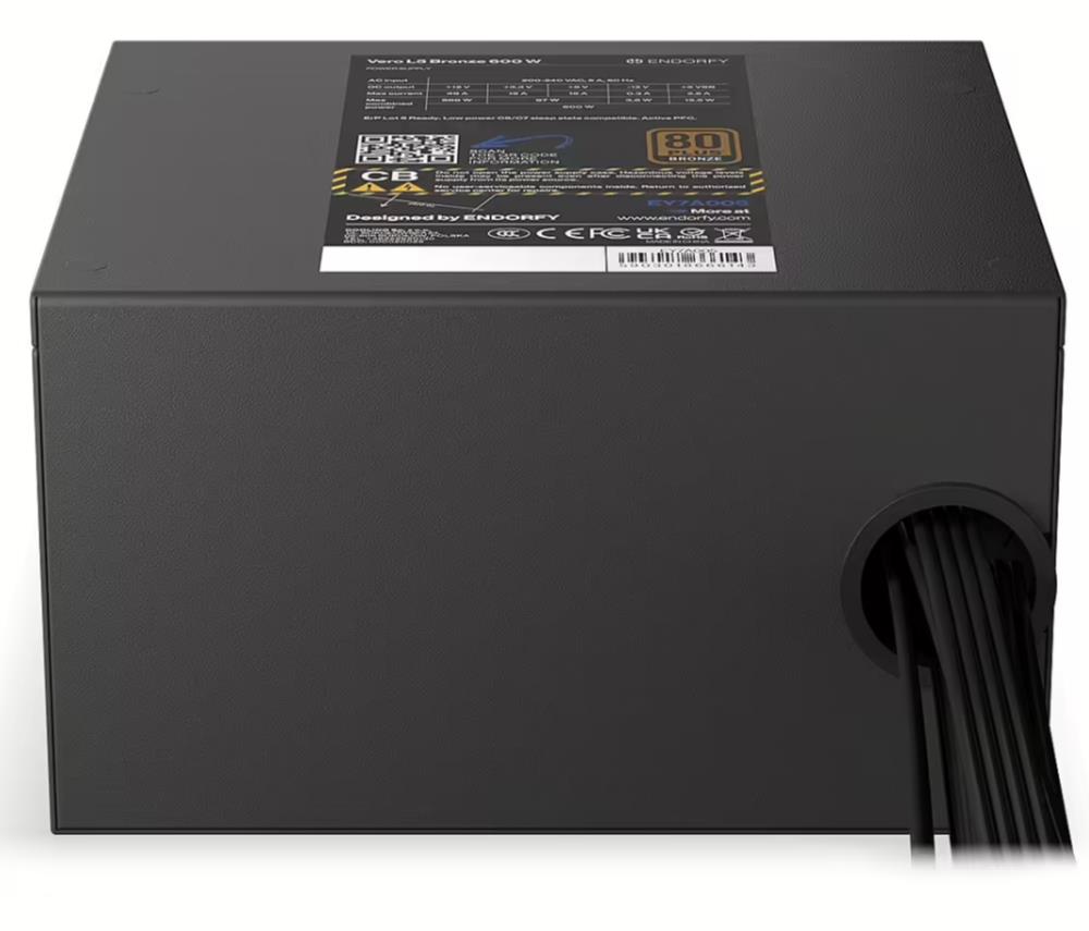 ENDORFY Vero L5 Bronze 600 W 600 Watts Efficiency 80 PLUS BRONZE