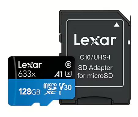 MEMORY MICRO SDXC 128GB UHS-I/W/A LMSBLPL128G-BNANG LEXAR