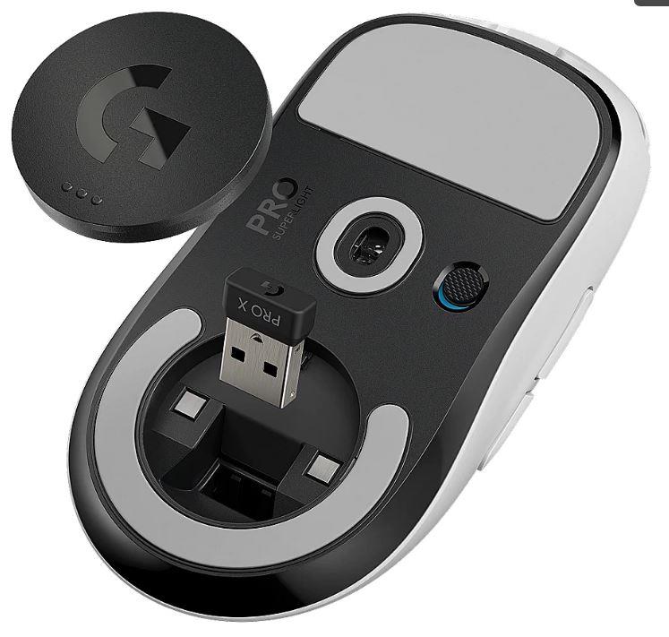MOUSE USB OPTICAL WRL PRO X/WHITE 910-005943 LOGITECH