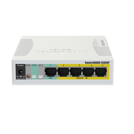 MikroTik Cloud Router Switch RB260GSP 1000 Mbit/s