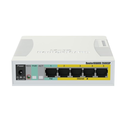 MikroTik Cloud Router Switch RB260GSP 1000 Mbit/s