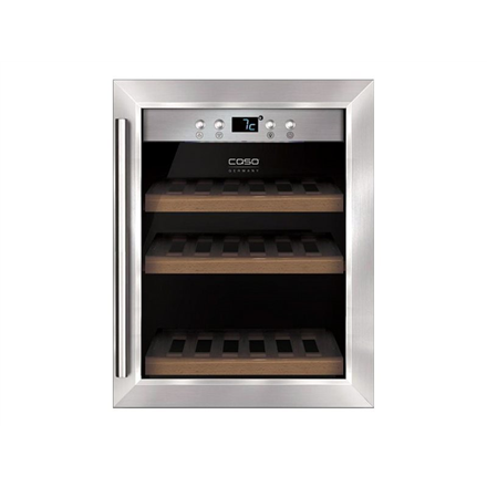 Caso Wine cooler WineSafe 12 Classic Energy efficiency class G Free standing Bottles capacity Up to 