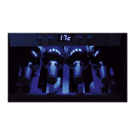 Caso Wine cooler WineSafe 12 Classic Energy efficiency class G Free standing Bottles capacity Up to 