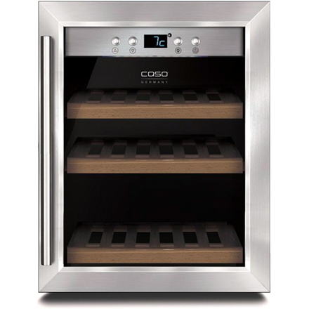 Caso Wine cooler WineSafe 12 Classic Energy efficiency class G Free standing Bottles capacity Up to 