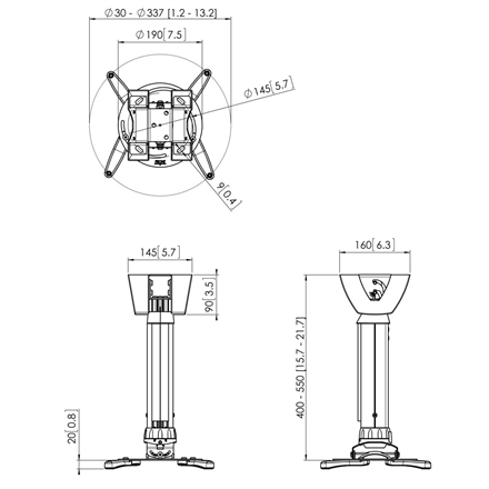 Vogels Projector Ceiling mount