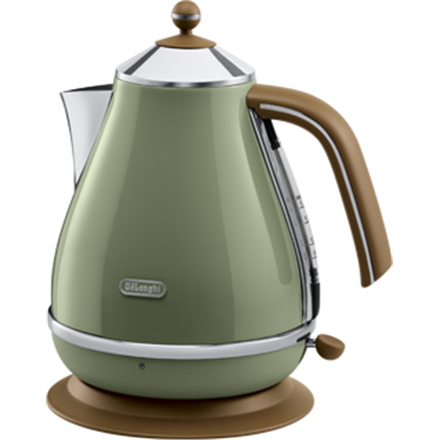 Delonghi KBOV 2001.GR Kettle Electric 2000 W 1.7 L 360° rotational base Green