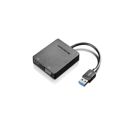 Lenovo Universal USB 3.0 to VGA/HDMI Black