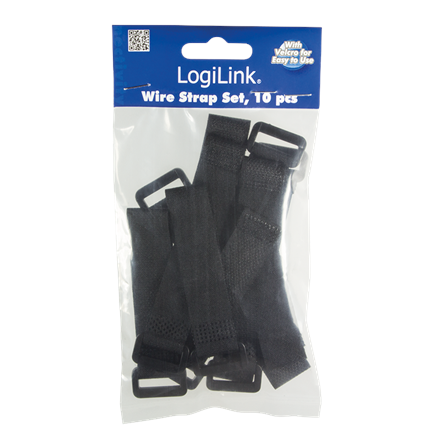 Logilink Velcro cable strap KAB0056 Black