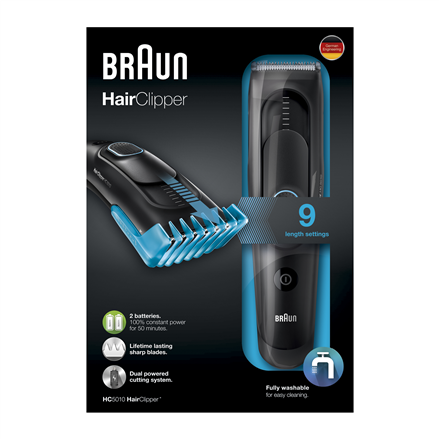 Braun Hair clipper HC5010 Cordless
