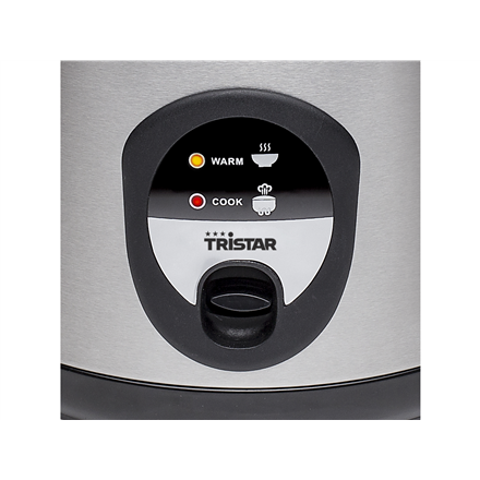 Tristar RK-6127 Rice cooker Black/Stainless steel