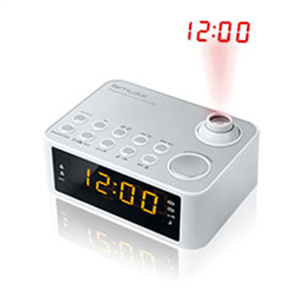 Muse Clock radio  M-178PW White