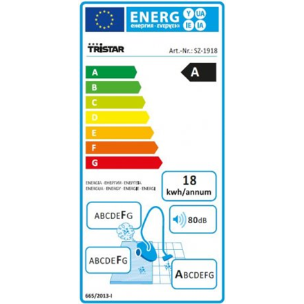 Tristar Vacuum Cleaner  SZ-1918 Corded operating