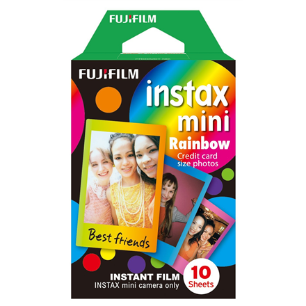 Fujifilm Instax Mini Rainbow Instant Film Quantity 10