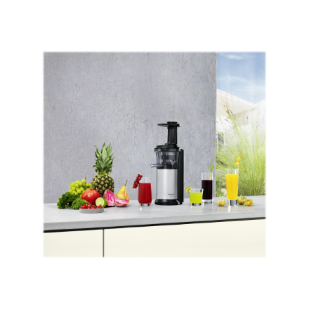 Panasonic | Slow Juicer | MJ-L500SXE | Type Centrifugal juicer | Silver | 150 W | Number of speeds 1