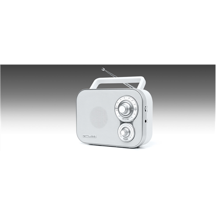 Muse Portable Radio M-051RW White