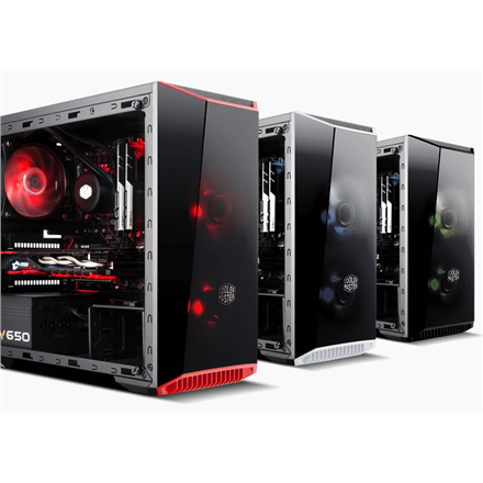 Cooler Master MasterBox Lite 3.1 TG with Dark Mirror Front Panel Side window