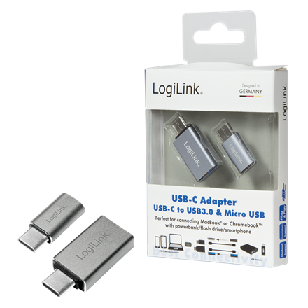 Logilink USB-C to USB3.0 and Micro USB Adapter USB 3.0