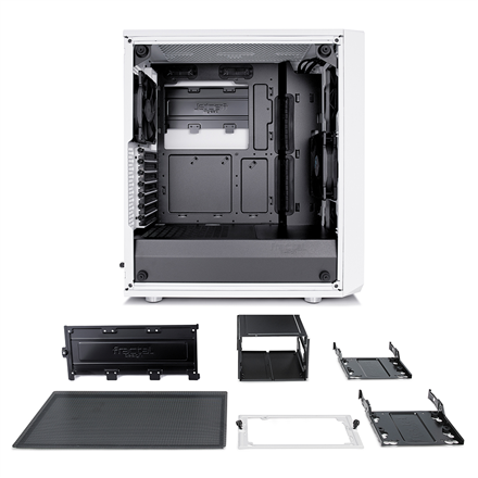 Fractal Design Meshify C White - TG FD-CA-MESH-C-WT-TGC Side window