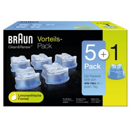 Braun CCR5 + 1 cleaning cartridges