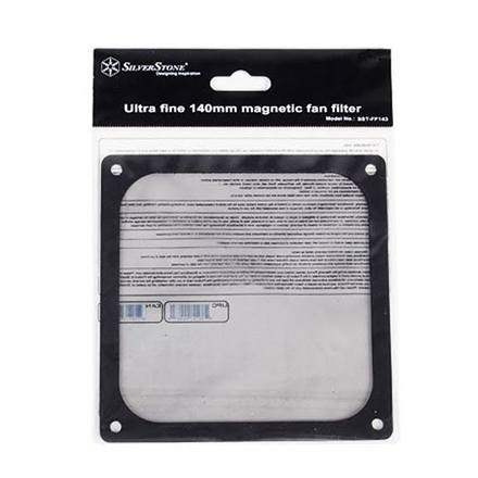 SilverStone Fan filter SST-FF143B 140 x 140 x 1.5 mm