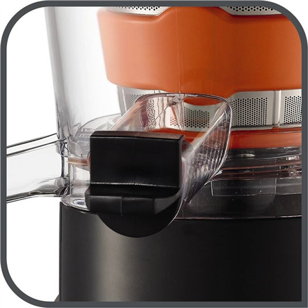 TEFAL Slow Juicer ZC255B38 Type Electric Silver/ black 200 W Extra large fruit input Number of speed